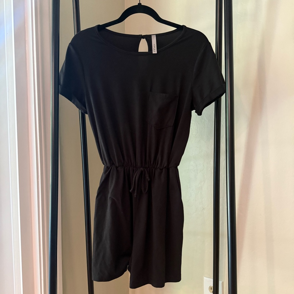 Gilli Black Short Jumpsuit Romper
